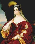 Frances Hudson Storrs Portrait of Maria Theresa of Austria Teschen Spain oil painting artist